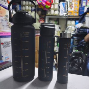 3 in 1 motivational water bottles set for sale in Nairobi